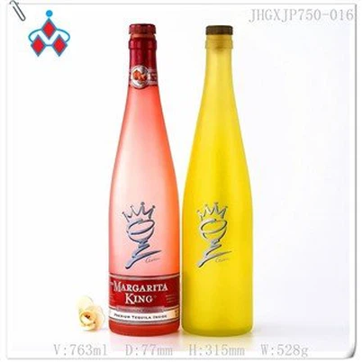 Botol Tequilas Kaca Bening